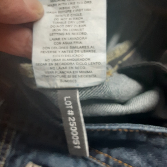 I Jeans by Buffalo sz38/32 Straight Distressed Medium Wash - Picture 9 of 9